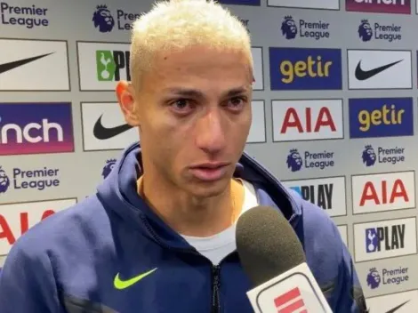 Richarlison se fue llorando del vestuario del Tottenham y Brasil prendió las alarmas