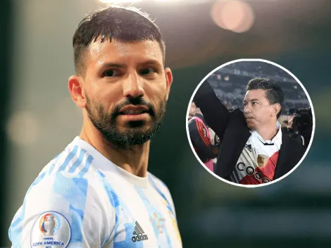 El sentido tuit del Kun Agüero para Gallardo: "Respeto"