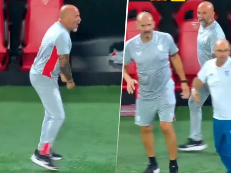 VIDEO | Enloqueció Sampaoli: le gritó un gol en la cara a Gattusso y no valió