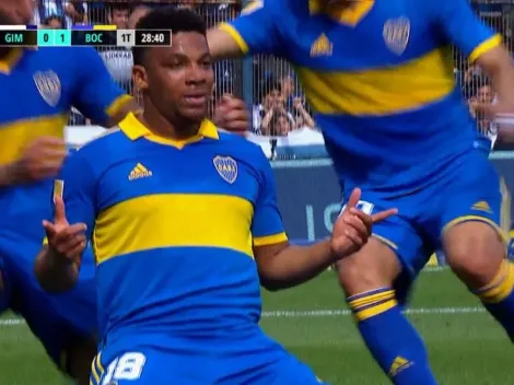 VIDEO | A lo Roberto Carlos: Fabra convirtió un golazo para el 1-0 de Boca