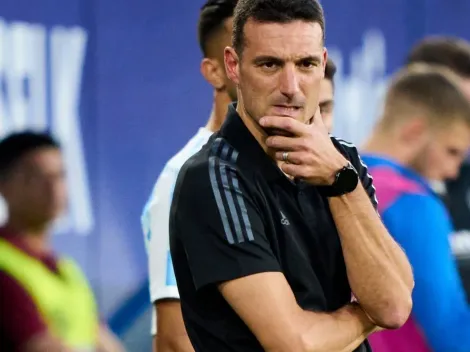 Scaloni no lo puede creer: Otro titular de la Selección se pierde el partido de su equipo por lesión