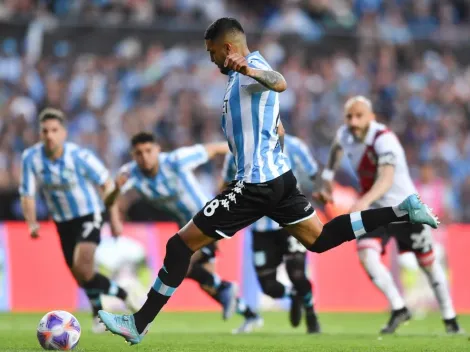 VIDEO | No se vio: la discusión de los jugadores de Racing antes del penal ante River