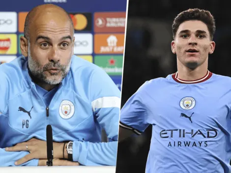 Guardiola comparó a Julián Álvarez con uno de sus ex-dirigidos: "Me hace acordar a..."