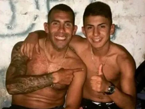 Tras quedarse sin Mundial, Thiago Almada viajó a la Argentina y se juntó con Tevez