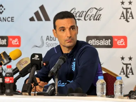 La fuerte desmentida de Scaloni en conferencia de prensa: "No sé de dónde salió eso"