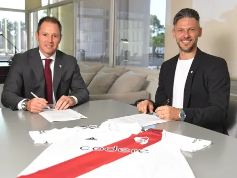 Con un cambio de último momento, Martín Demichelis firmó su contrato con River