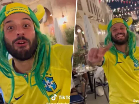 Video viral: nadie entiende si este hincha es argentino o brasilero