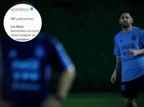 ¡A horas del Mundial! El jugador de la Selección que Messi empezó a seguir en Instagram