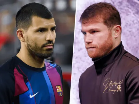 Kun Agüero defendió a Messi y cruzó a Canelo Álvarez: "No sabes de fútbol"