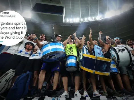 El mundo entero se rinde a los pies de la hinchada argentina en Qatar: "Insano"