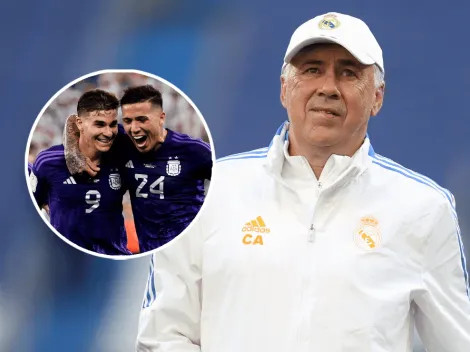 El increíble elogio de Ancelotti para Julián Álvarez y Enzo Fernández