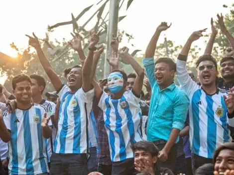 Bangladesh, el país que se pinta de celeste y blanco en cada partido de Argentina