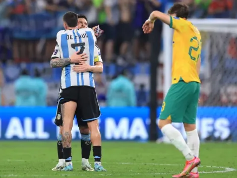 "Messi levantó a De Paul llorando": la revelación del Argentina-Australia que nadie vio