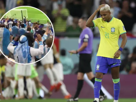 VIDEO | Brasil quedó eliminado y los hinchas argentinos se volvieron locos