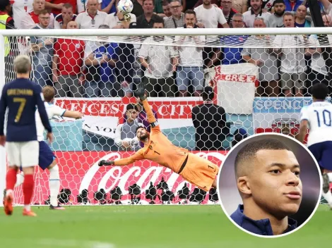 La polémica reacción que tuvo Mbappé luego de que Kane fallara el penal para Inglaterra