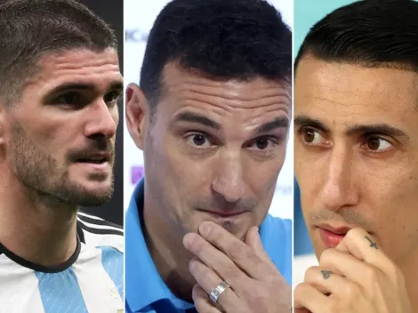 ¿Los arriesga con Croacia? Scaloni dio detalles sobre el estado físico de Di María y De Paul