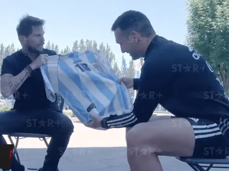 VIDEO | El especial regalo de Vignolo para Scaloni