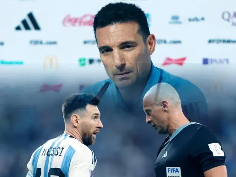 A Scaloni le preguntaron por el árbitro de la final ante Francia y fue contundente