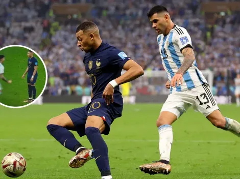 VIDEO | No se vio: el Cuti Romero le gritó el 3-2 en la cara a Mbappé