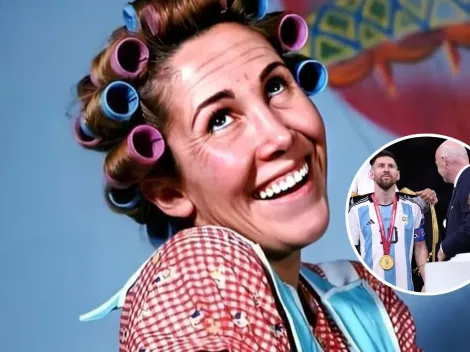 Hasta Doña Florinda lo festejó: el sentido mensaje que le envió a Messi por el campeonato de Argentina