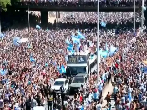 "Mercado Central" y "Piluso": las tendencias en redes sociales durante la caravana de los campeones