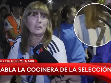VIDEO VIRAL | Pensaron que era la cocinera de la Selección, ¡pero era la mamá de De Paul!