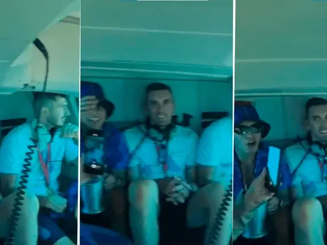 VIDEO | El susto que se llevaron algunos jugadores en el helicóptero: ¡Manejá, loco!"