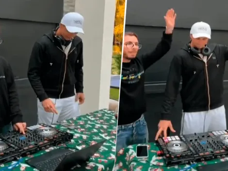 VIDEO | Dibu Martínez fue DJ y armó su propio tema: "Mirá que te como"