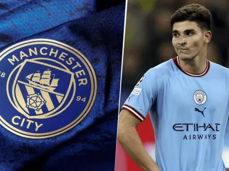 Julián Álvarez se vestirá de azul y oro: la nueva camiseta del Manchester City