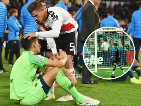 La cargada de la tribuna de River a Andrada por la final de Madrid