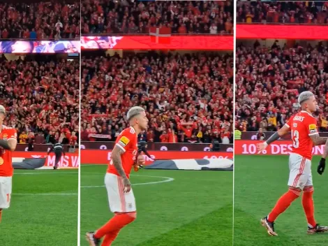 VIDEO | Tras la polémica, así fue el homenaje del Benfica a Enzo Fernández por el titulo en Qatar