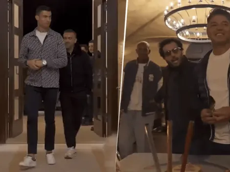 El video de Gallardo festejando su cumpleaños ¡con Cristiano Ronaldo!