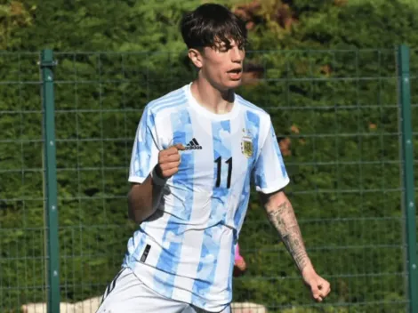 ¿Por qué no juega Garnacho hoy en Argentina vs. Brasil por el Sudamericano Sub 20?