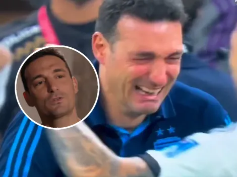 Scaloni reveló el motivo de su llanto desconsolado tras salir campeón del mundo