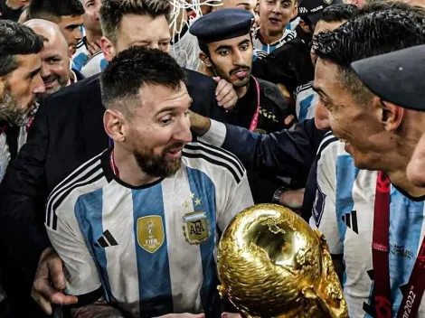 "Yo tenía la original": Di María reveló como se enteró que Messi tenía un trofeo falso