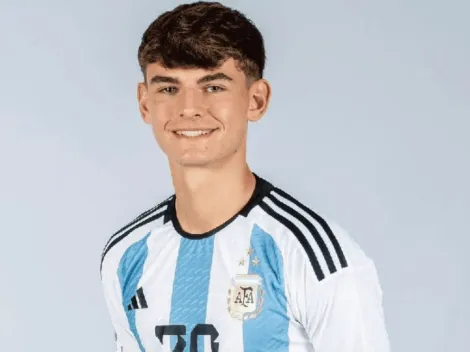 Apareció una foto de Nico Paz, figura de la Sub 20, con la camiseta de un grande de Argentina