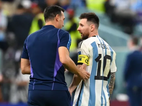 Messi: "Ojalá Scaloni termine de firmar y siga en la Selección"