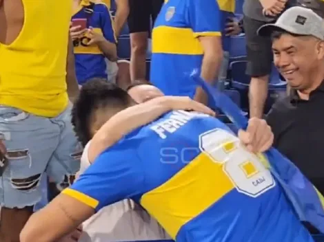 VIDEO | El conmovedor gesto de Pol Fernández con un hincha de Boca