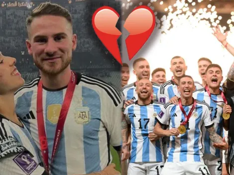 Se terminó el amor: además de Mac Allister, otros dos campeones del Mundo estarían separados