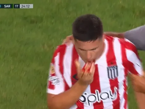 VIDEO | No apto para impresionables: Carrillo fue a cabecear y le volaron dos dientes