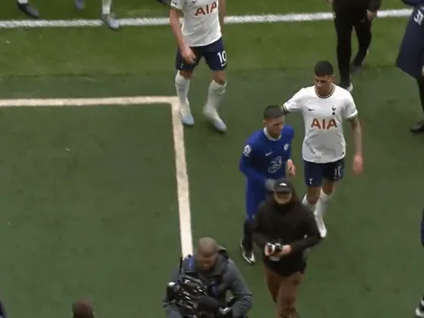 VIDEO | El cruce entre Enzo Fernández y Cuti Romero en el triunfo del Tottenham ante el Chelsea