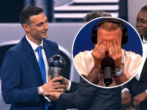 VIDEO | El llanto de Fantino cuando Scaloni ganó el The Best