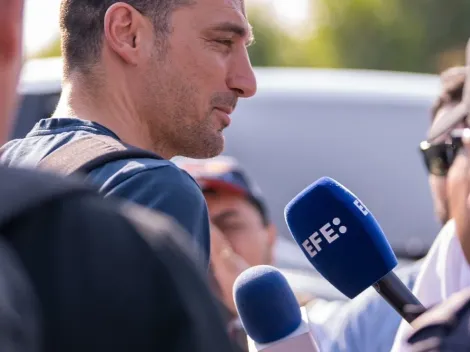 Scaloni sorprendió a todos y apareció en El Salvador: ¿A qué viajó el DT de la Selección?