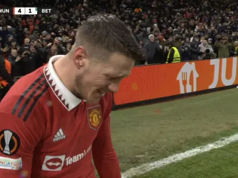 No llores, Bobo: Weghorst metió un gol para el United y se emocionó