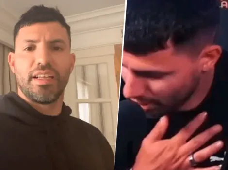 VIDEO | El Kun Agüero rompió el silencio tras la "mini arritmia" que sufrió en vivo