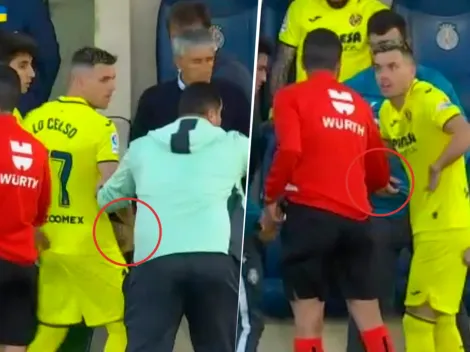 VIDEO | ¿Malas energías? El tenso momento que vivió Lo Celso en Villarreal