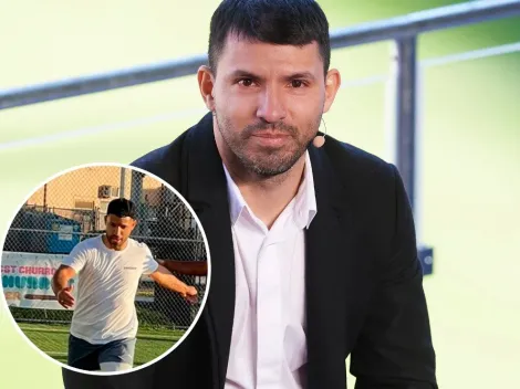 Tremendo: el Kun Agüero volvió a jugar y la rompió toda