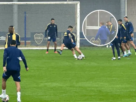 Malas noticias para Almirón: el juvenil de Boca que se fue de la práctica lesionado y entre lágrimas