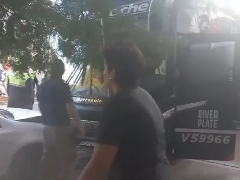 Insólito: el micro de River chocó antes del partido ante Atlético Tucumán