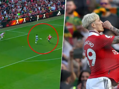 VIDEO | Garnacho volvió de la lesión con un terrible golazo para el Manchester United